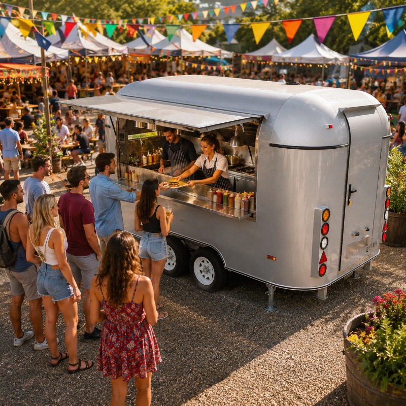 Coffee Equipment Usa - Food Truck Mobile with Kitchen Fully