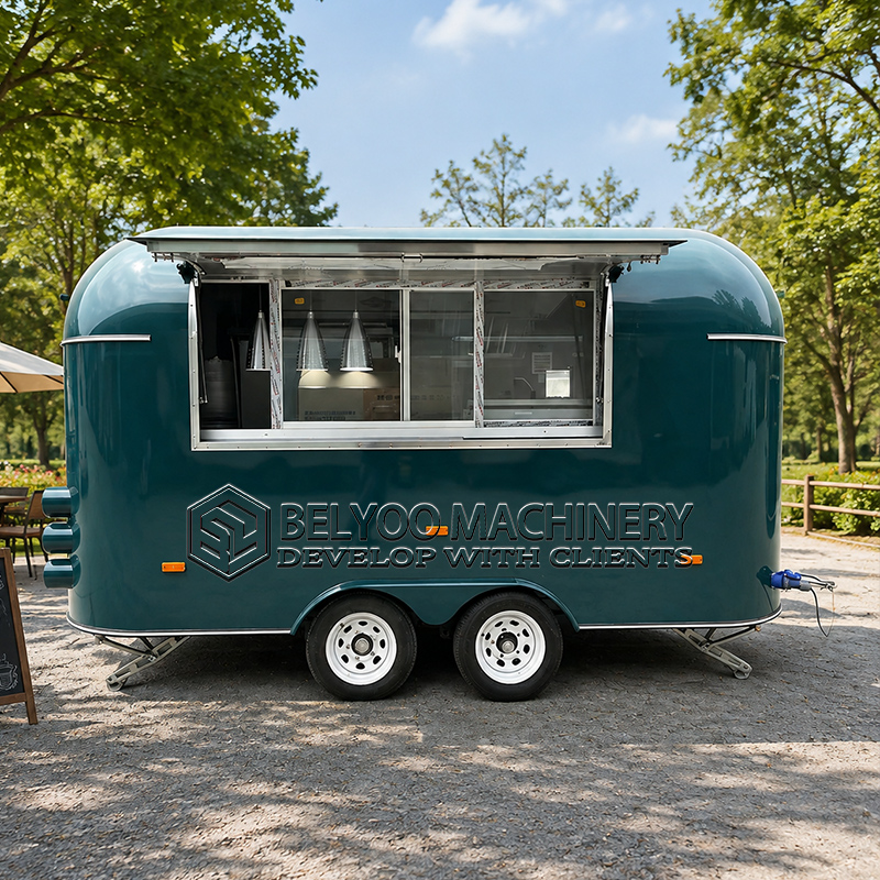 Coffee Equipment Usa - Belyoo Commercial Food Trailer Custom Mobile