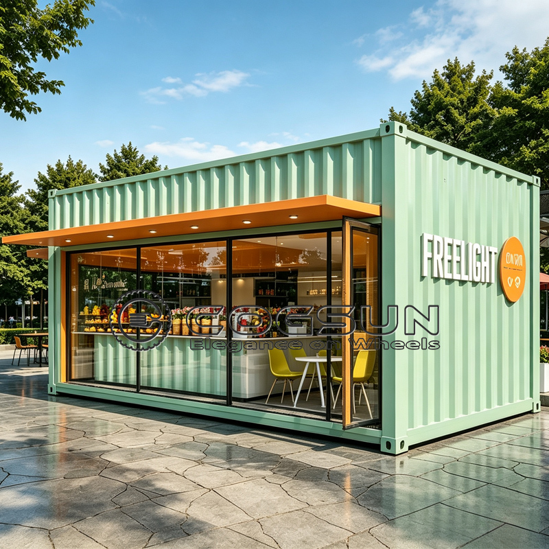 Coffee Equipment Store - COGSUN Modern Container Commercial Store Outdoor