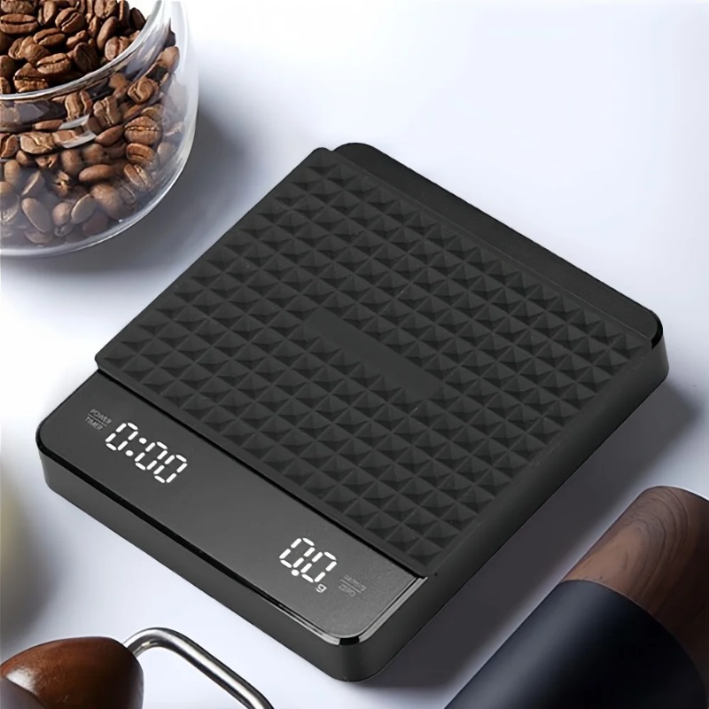 Scale Drip Timer - Precision Coffee Scale 0.1g, Waterproof Pad,
