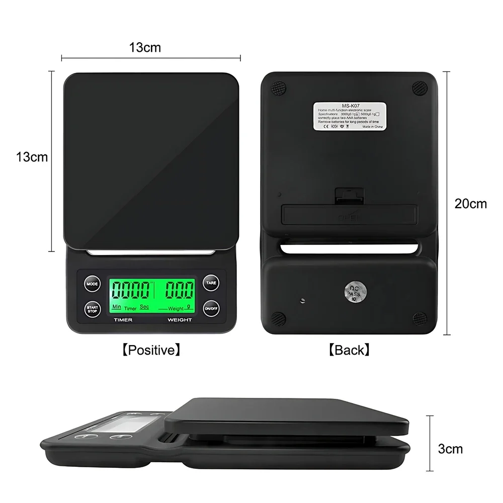 5/3kg LCD Electronic Drip Coff - огляд і ціна Scale Drip Timer