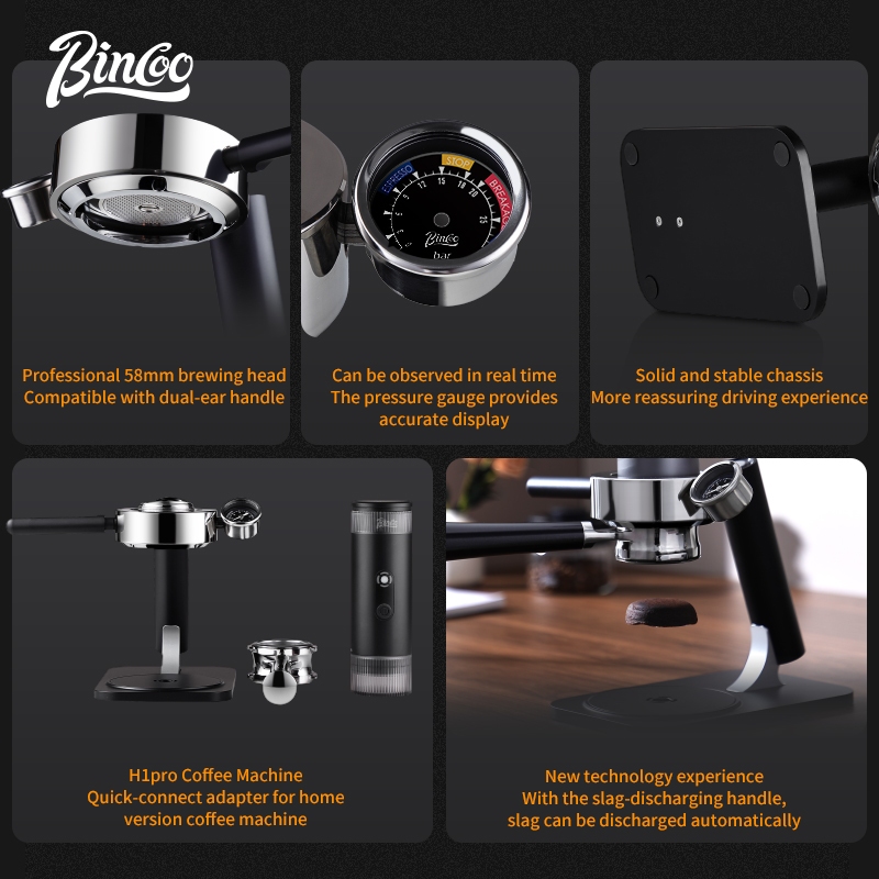 Bincoo H1 Pro Dedicated Stand  - огляд і ціна Pressure Gauge Espresso