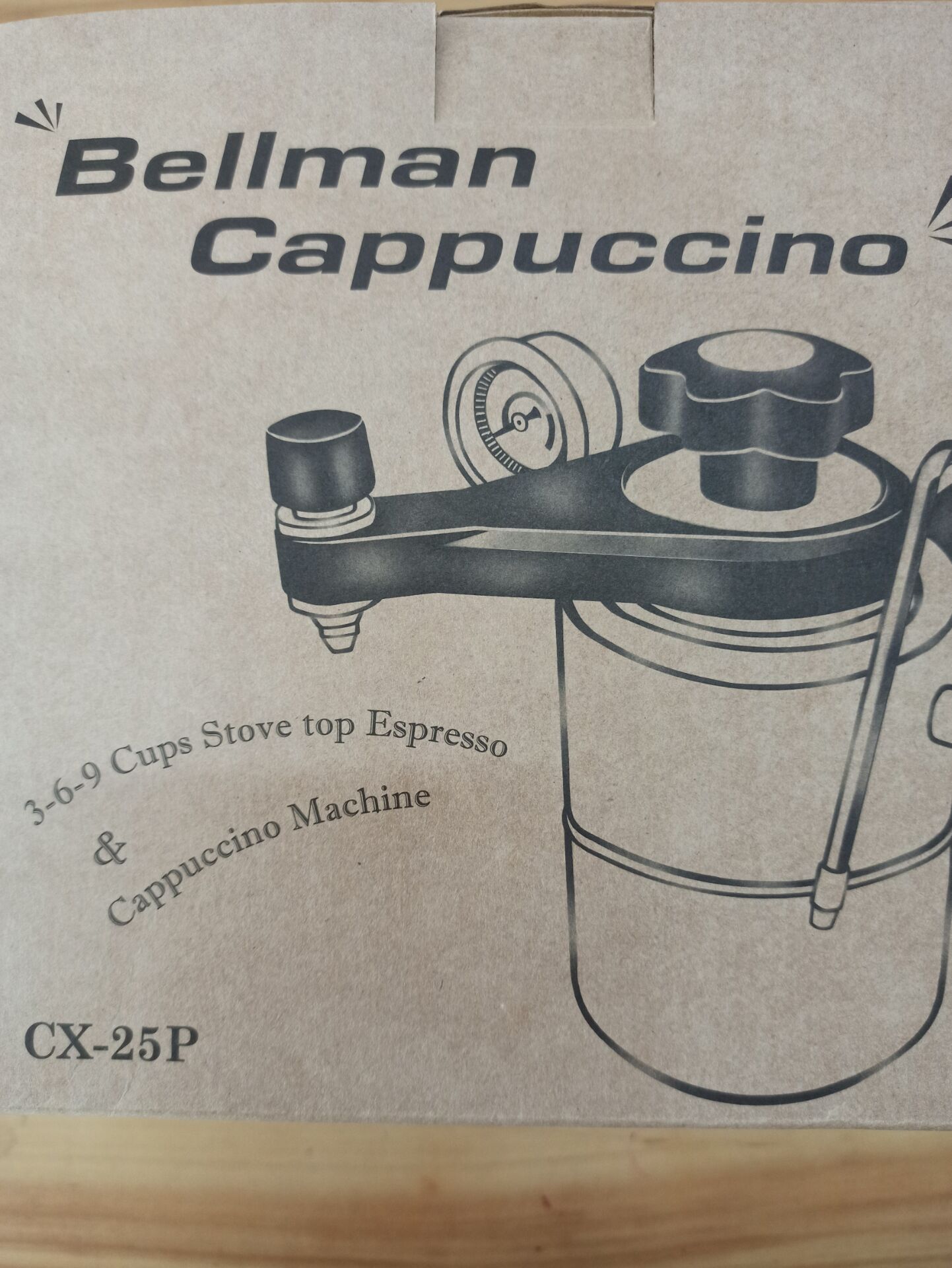 Bellman Cappuccino CX-25P  Sto - огляд і ціна Pressure Gauge Espresso