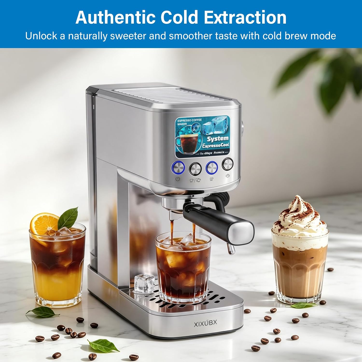 Cold Brew Espresso Maker with  - огляд і ціна Pressure Gauge Espresso