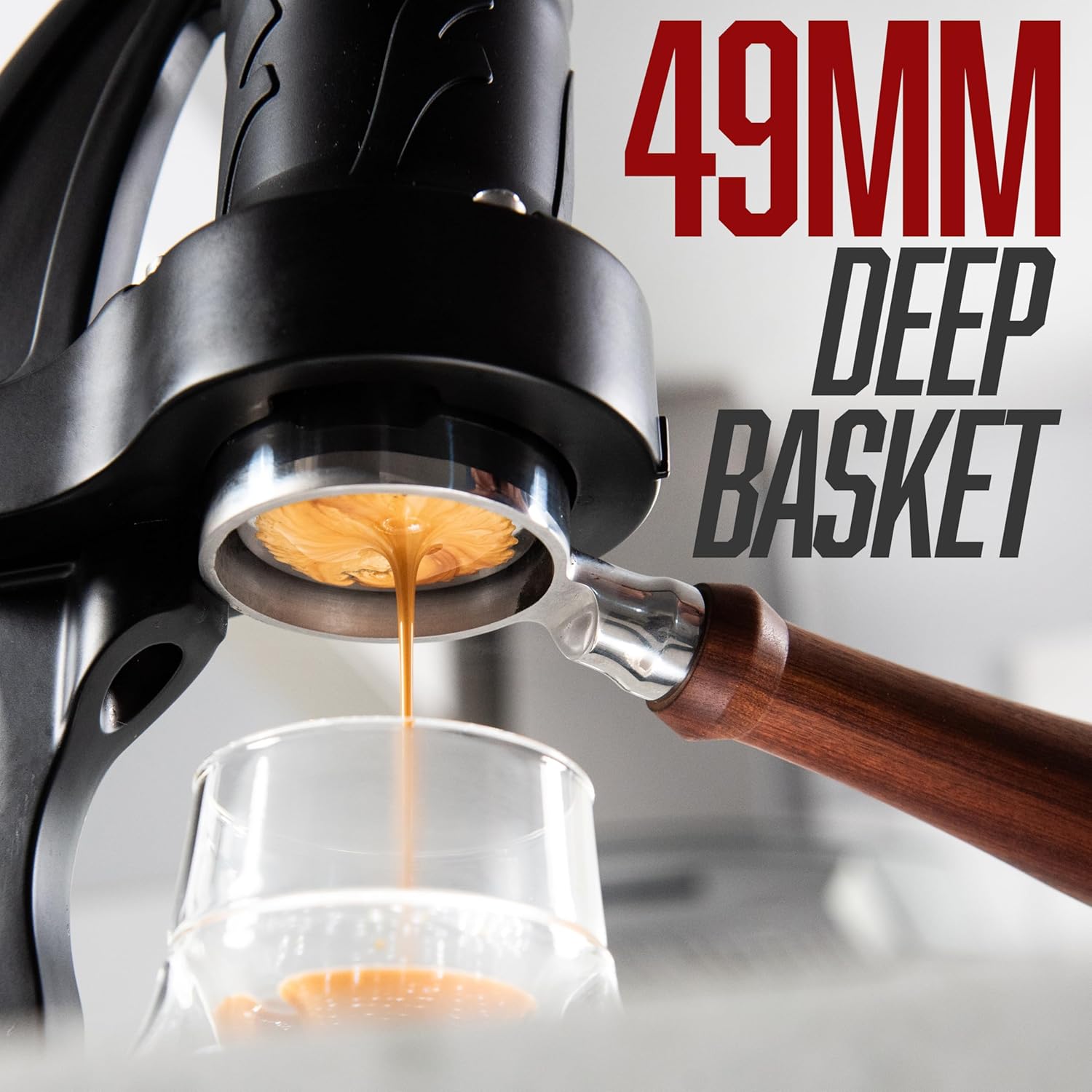 Manual 49mm Lever Espresso Mak - огляд і ціна Pressure Gauge Espresso