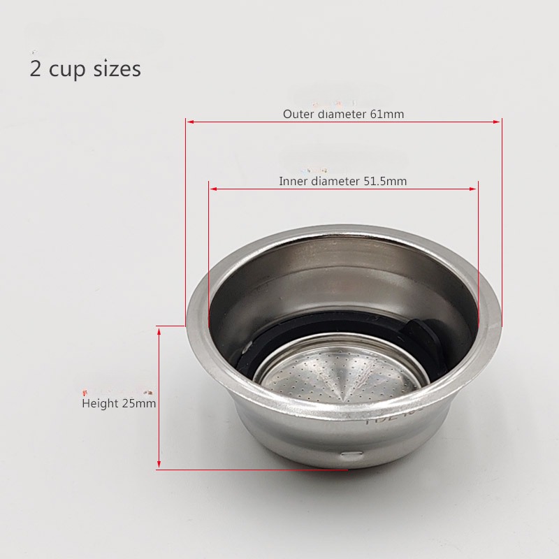 51mm Pressurized Porous Filter - огляд і ціна Coffee Extraction Equipment