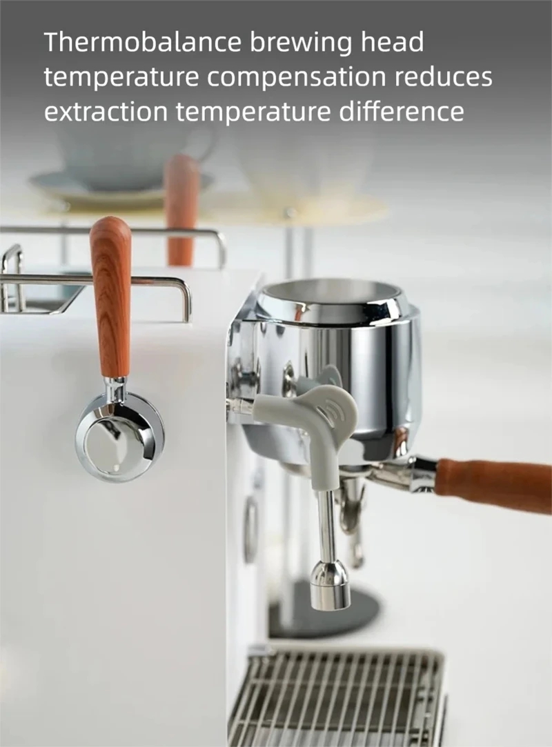 E101 58mm Espresso Machine wit - огляд і ціна Pressure Gauge Espresso