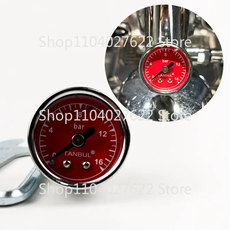 E61 semi-automatic coffee mach - огляд і ціна Pressure Gauge Espresso