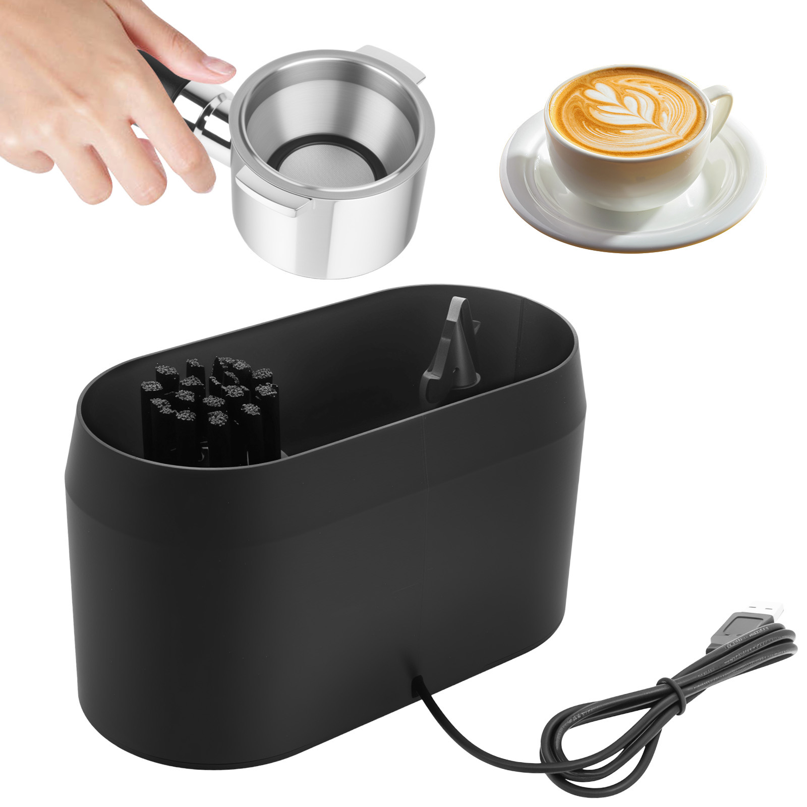 Automatic Knock Box Cleaner El - огляд і ціна Coffee Equipment Holder
