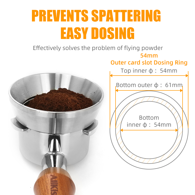 54mm Coffee Dosing Ring Stainl - огляд і ціна Coffee Extraction Equipment