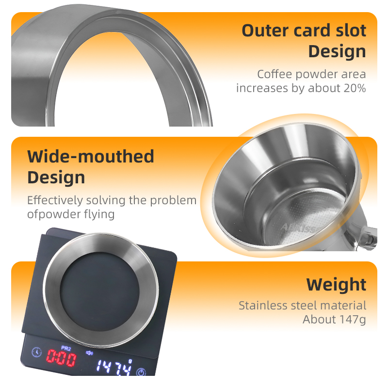 54mm Coffee Dosing Ring Stainl - огляд і ціна Coffee Extraction Equipment