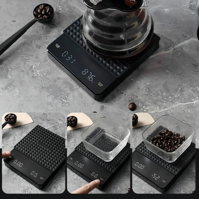 Precision Coffee Scale 0.1g, W - огляд і ціна Scale Drip Timer